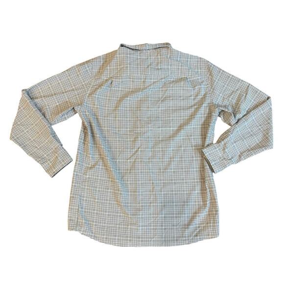 Orvis Active Fit Seawool Plaid Button Down Shirt Mens M Gray Performance Fishing - Picture 3 of 9